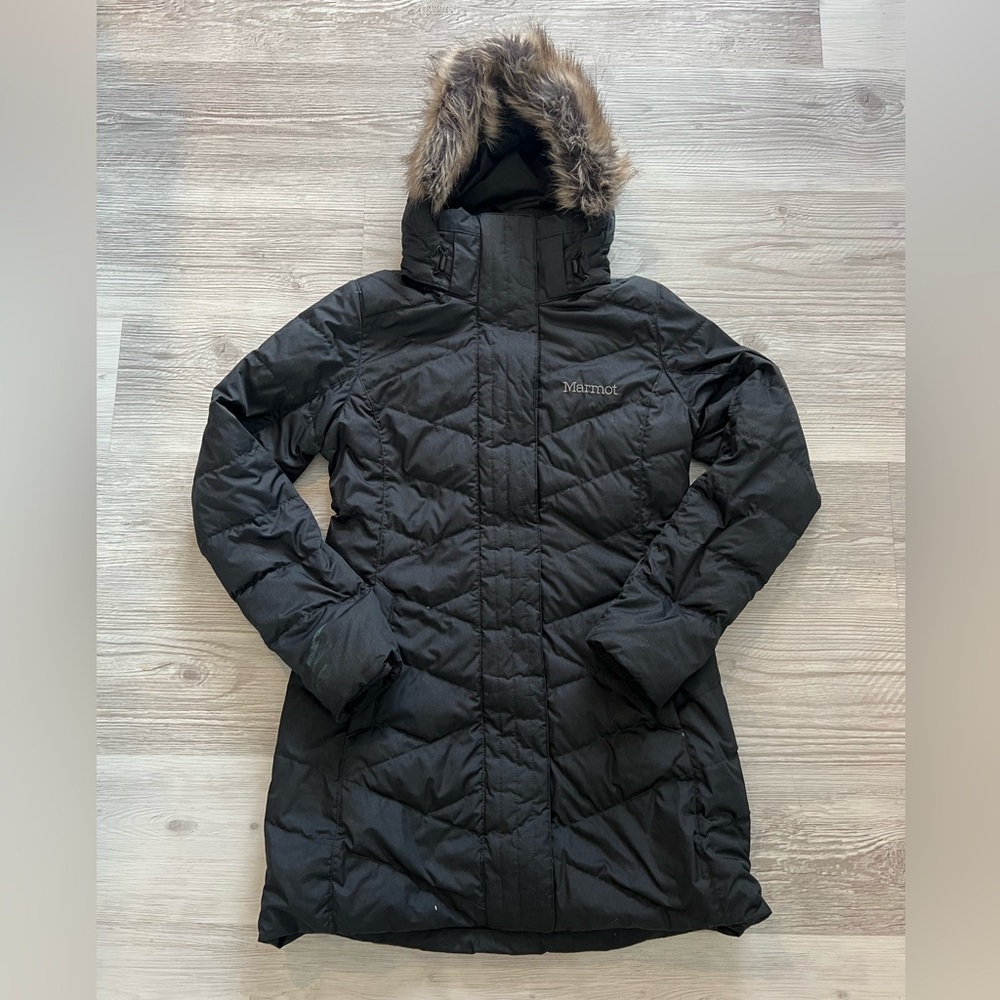 Marmot Long Down Puffer Coat